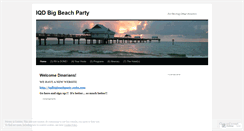 Desktop Screenshot of iqdbigbeachparty.wordpress.com