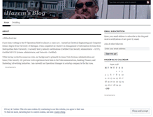 Tablet Screenshot of ihazem.wordpress.com