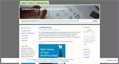 Desktop Screenshot of genxgeno.wordpress.com