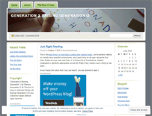 Tablet Screenshot of genxgeno.wordpress.com