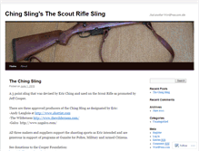 Tablet Screenshot of chingsling.wordpress.com