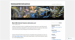 Desktop Screenshot of bestusainternetcasinos.wordpress.com
