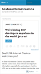 Mobile Screenshot of bestusainternetcasinos.wordpress.com