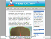 Tablet Screenshot of motherswithcancer.wordpress.com