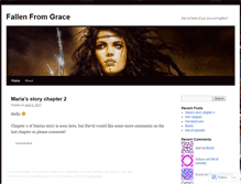 Tablet Screenshot of fallengrace.wordpress.com