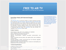 Tablet Screenshot of freetoairtv.wordpress.com