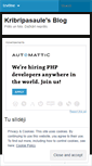 Mobile Screenshot of kribripasaule.wordpress.com