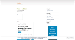Desktop Screenshot of dizim.wordpress.com