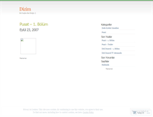 Tablet Screenshot of dizim.wordpress.com