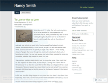 Tablet Screenshot of nancysmithonline.wordpress.com