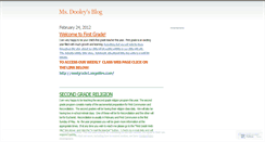 Desktop Screenshot of msdgrade2.wordpress.com