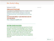 Tablet Screenshot of msdgrade2.wordpress.com