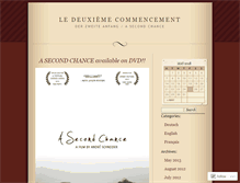 Tablet Screenshot of deuxiemecommencement.wordpress.com