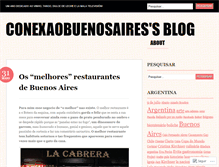 Tablet Screenshot of conexaobuenosaires.wordpress.com