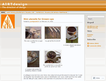 Tablet Screenshot of airtdesign.wordpress.com