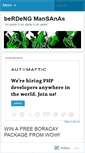 Mobile Screenshot of berdengmansanas.wordpress.com