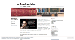 Desktop Screenshot of oarnaldojabor.wordpress.com