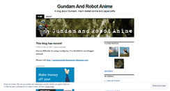 Desktop Screenshot of gundamandrobotanime.wordpress.com