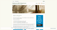 Desktop Screenshot of meilingbieportfolio.wordpress.com