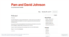 Desktop Screenshot of pamanddavidjohnson.wordpress.com