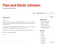 Tablet Screenshot of pamanddavidjohnson.wordpress.com