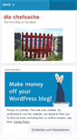 Mobile Screenshot of diechefsache.wordpress.com
