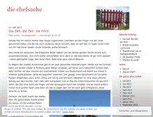 Tablet Screenshot of diechefsache.wordpress.com