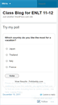 Mobile Screenshot of enlt1112.wordpress.com