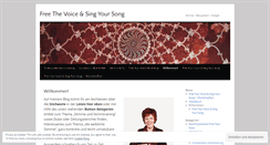 Desktop Screenshot of freethevoice.wordpress.com