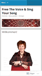 Mobile Screenshot of freethevoice.wordpress.com