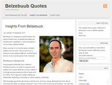 Tablet Screenshot of belzebuubquotes.wordpress.com