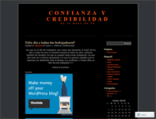 Tablet Screenshot of confianzaypr.wordpress.com