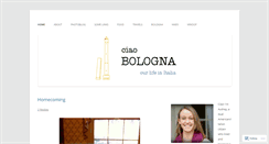 Desktop Screenshot of ciaobologna.wordpress.com