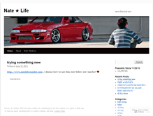 Tablet Screenshot of natelife.wordpress.com