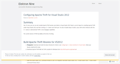 Desktop Screenshot of elektron9.wordpress.com