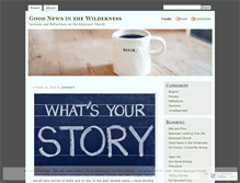 Tablet Screenshot of preacher1.wordpress.com