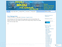 Tablet Screenshot of mkdujuldes2009.wordpress.com