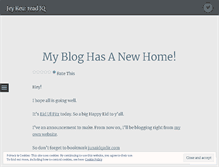 Tablet Screenshot of jeykeu.wordpress.com
