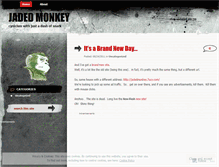 Tablet Screenshot of jadedmonkey.wordpress.com