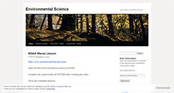 Desktop Screenshot of hhsenvsci.wordpress.com