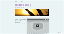 Desktop Screenshot of bradshealthylifestyle.wordpress.com