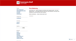 Desktop Screenshot of cassiestuffcorner.wordpress.com