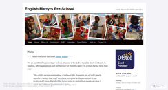 Desktop Screenshot of englishmartyrspreschool.wordpress.com