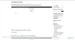 Desktop Screenshot of fuerzavital.wordpress.com