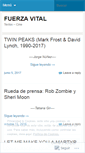 Mobile Screenshot of fuerzavital.wordpress.com