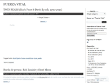 Tablet Screenshot of fuerzavital.wordpress.com