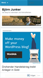 Mobile Screenshot of bjoernjunker.wordpress.com