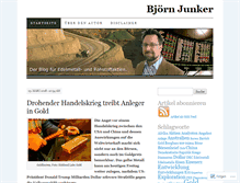 Tablet Screenshot of bjoernjunker.wordpress.com