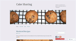 Desktop Screenshot of cakesharing.wordpress.com