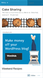 Mobile Screenshot of cakesharing.wordpress.com